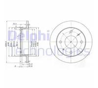 Bremsscheibe DELPHI BG3618