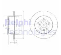DELPHI BG4268 Brake Disc for LEXUS,TOYOTA,TOYOTA (GAC)