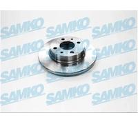 2x Bremsscheibe voll L1031P SAMKO für LADA ZAZ