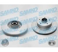 2x Bremsscheibe voll R1038PRCA SAMKO für RENAULT MEGANE II MEGANE II Grandtour