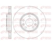 Remsa Bremsscheibe 61344.10 KAWE vorne für Renault Scénic III