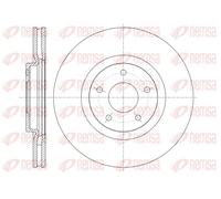 REMSA Bremsscheibe 61349.10 Vorderachse belüftet für Nissan, Renault 2x