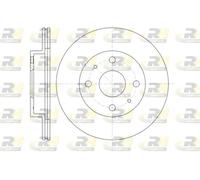 2x Bremsscheibe Vorderachse belüftet 61355.10 ROADHOUSE für DAIHATSU SIRION MOVE