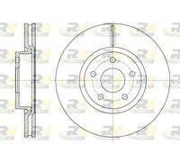 2x Bremsscheibe Vorderachse belüftet 61562.10 ROADHOUSE für FORD MONDEO IV