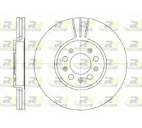 2x Bremsscheibe Vorderachse belüftet 6544.10 ROADHOUSE für SEAT AUDI SKODA VW