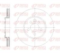 REMSA 6614.10 Brake Disc for MG,MG (NANJING),MG (SAIC),ROEWE (SAIC),ROVER