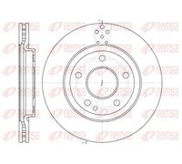 Remsa Bremsscheibe 6748.10 – Vorderachse belüftet – 2x für Mercedes‑Benz Vaneo