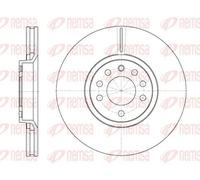 Remsa Bremsscheibe 6944.10 Vorderachse belüftet passend für Vauxhall Opel Saab Cadillac 2x