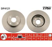 2x Bremsscheibe Vorderachse für MAZDA MX-5 I II