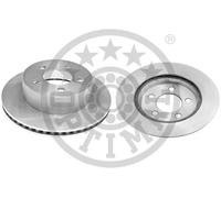 OPTIMAL Bremsscheibe vorne rechts links innenbelüftet-Belüftung mit tropfenförmigen Flügeln 280mm für JEEP BS-8454C