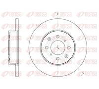 REMSA Bremsscheibe vorne rechts links voll Ø262mm 262mm für VW MG ROVER 6451.00