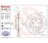 2X BREMSSCHEIBE VORNE BREMBO 0989521X FÜR BMW