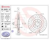 BREMBO 09.8403.1X Bremsscheibe