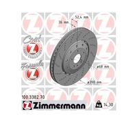 ZIMMERMANN Bremsscheibe 100.3382.70 für AUDI