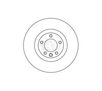 2x Bremsscheiben vorne für Porsche Cayenne 955 VW Touareg 7LA 7L6 7L7