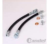 2x BREMSSCHLAUCH BREMSSCHLÄUCHE HINTEN passend für SEAT EXEO + AUDI A4 (B6,B7)