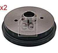 2X Bremstrommel Hinterachse Für VW Derby Golf II Van Mk1 Mk2 AUDI SEAT 191501615