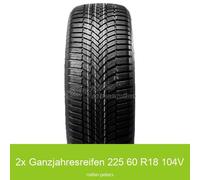 2x Bridgestone Weather Control A005 LHD 225/60 R18 104V Ganzjahresreifen | 39958