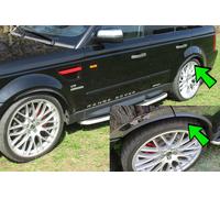 2x CARBON opt Radlauf Verbreiterung 71cm Passend für VW Golf VI Felgen tuning Ko