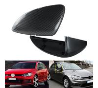 2x Carbon-Stil Aussenspiegel Spiegelkappe Abdeckung Für VW Golf VII 5G1 2013-17