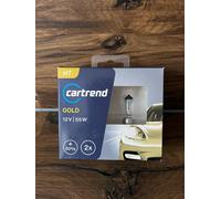 2x Cartrend H7 Halogenlampe GOLD 12V 55W +50% Licht Auto Scheinwerfer Birne Set