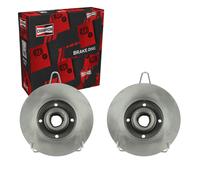 2x CHAMPION BREMSSCHEIBEN 226mm VOLL HINTEN passend für SEAT CORDOBA IBIZA