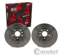 2x CHAMPION BREMSSCHEIBEN 286mm VOLL HINTEN passend für OPEL VECTRA SAAB 9-3