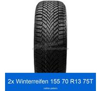 2x Continental WinterContact TS-860 3PMSF XL Winterreifen 155/70 R13 75T | 86183