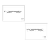 2x CORTECO Bremsschlauch vorne für Audi A4 8D2 B5 1.6 1.8 8D5 4B C5 2.5 TDI