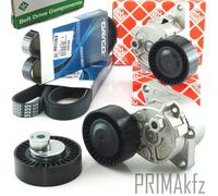 2x DAYCO Keilrippenriemen FEBI /INA Spanner Rollen für BMW 3er E46 5er E39 X5 Z3