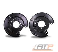 Bestprice 2x Deckblech für Bremsscheibe hinten für Nissan, Renault