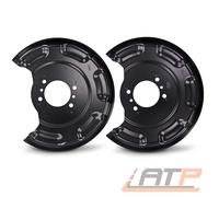 Bestprice 2x Deckblech für Bremsscheibe hinten für Hyundai