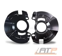 Bestprice 2x Deckblech für Bremsscheibe Vorne für Hyundai