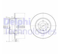 2x DELPHI BG3274 Bremsscheibe für OPEL SAAB