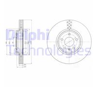 Delphi Bremsscheibe BG4080C - vorne rechts/links belüftet 320 mm für Audi (FAW)