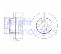 DELPHI Bremsscheibe vorne rechts links belüftet 231mm für SUZUKI NISSAN BG4271C