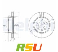 DELPHI Bremsscheibe vorne rechts links belüftet 276mm für MERCEDES-BENZ BG3296