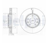 Delphi BG4264 Bremsscheibe
