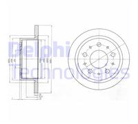 2x Delphi Bremsscheiben Hinten 300mm Voll Passend Für Citroën Jumper Fiat Bremsscheibe: A.b.s.: 17767 Abakus: 23104136 Abakus: 231041362 Aisin: Q6r
