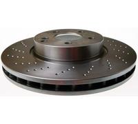 2x Denckermann Bremsscheibe B130709 für MERCEDES-BENZ