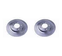 2x DENCKERMANN BREMSSCHEIBEN 284mm VOLL HINTEN passend für HYUNDAI I30 KIA CEE'D
