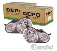 2x DEPO H7/H1 SCHEINWERFER SATZ passend für VW POLO LINKS+RECHTS