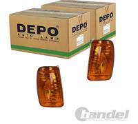 2X DEPO W16W BLINKER SATZ GELB AUßENSPIEGEL passend für FORD TRANSIT