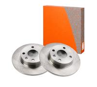 2x Dr!ve+ Bremsscheiben 240mm Voll Hinten Passend Für Opel Combo Corsa Tigra D Bremsscheibe: A.b.s.: 17149 Abakus: 23104144 Abakus: 231041442 Ack