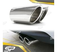 2x Edelstahl Auspuffblende Auspuff Endrohr Endrohrblende für BMW 5er F10 F11