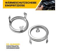 2x Entkopplungselement Injektor für BMW N43 N53 E81 E82 13537564751 #13538651060