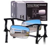 2x ENVA UNIVERSAL CARAVANSPIEGEL WOHNWAGENSPIEGEL AUFSETZSPIEGEL ZUSATZSPIEGEL