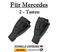 2x Ersatz Autoschlüssel Gehäuse für Mercedes 2-Tasten PKW Fernbedienung - KS09F