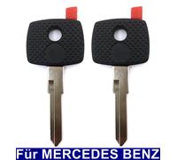 2x Ersatz Schlüssel Rohling mit Transponder Fach für Mercedes Vito & Sprinter