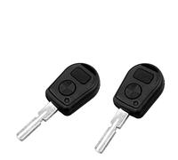 2x Ersatzschlüssel Autoschlüssel Hülle für 2 Tasten Funk Fernbedienung mit Rohling - BMW_KS01 - Top Qualität Auto Schlüssel Gehäuse Neu